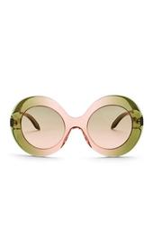 Women's Flared Round Sunglasses