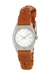 Women's The Small Time Teller Leather Strap Watch