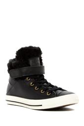Chuck Taylor All Star Faux Fur Lined Leather High-Top Sneaker (Women)