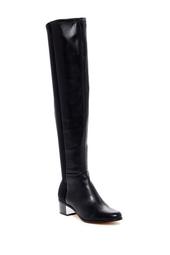 Carney Stretch Nappa Leather & Neoprene Over-the-Knee Boot