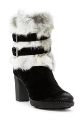 Fur Trimmed Ankle Boot