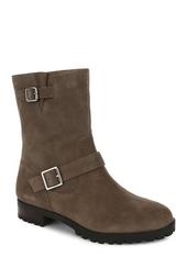 Daria Buckled Suede Boot
