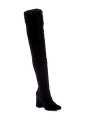 Harriet Thigh-Knee Velvet Boot