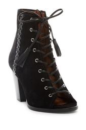 Dani Whipstitched Open Toe Bootie