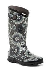 Waterproof Pansies Rain Boot