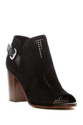 Easton Perforated Open Toe Bootie
