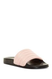 Corsica Leather Puffer Slip-On Sandal