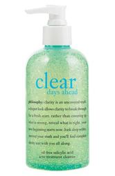 'clear days ahead' acne treatment cleanser