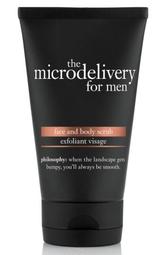 'the microdelivery' face & body scrub for men