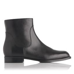 Loti Black Leather Ankle Boot
