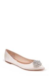 'Davis' Crystal Embellished Pointy Toe Flat