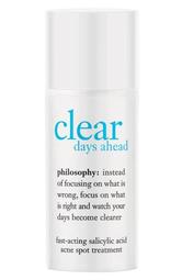 'clear days ahead' fast-acting acne spot treatment