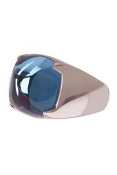 Medicis Sterling Silver Crystal Ring - Size 5.5