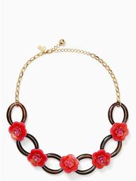 Rosy Posies Link Necklace