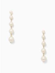 Girls In Pearls Linear Statement Earrings