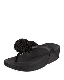 Flowerball Leather Thong Sandal