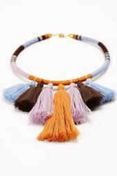 Multicolored Tassel Necklace