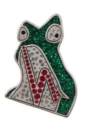 Strass Frog Pin