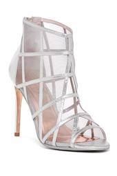 Xstal Caged Leather Bootie