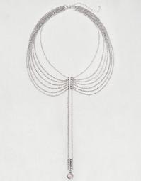 AEO Multi-Draped Chain Necklace