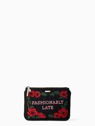 On Purpose Embroidered Clutch
