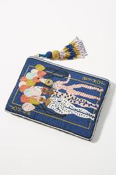 Playing Card Beaded Pouch