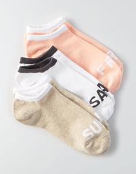 AEO Weekend Shortie Socks 3-Pack