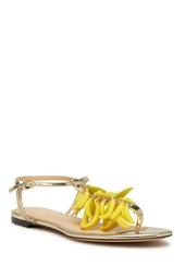 Banana Embellished T-Strap Sandal