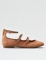 AEO Strappy Buckle Flats