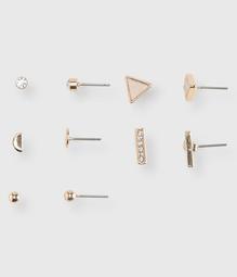Geometric Stud Earring 5-Pack