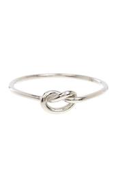 Sterling Silver Thin Love Knot Ring