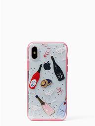 Jeweled Champagne Iphone X Case
