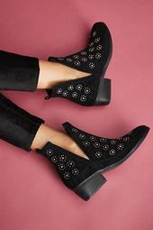 Silent D Studded Suede Boots