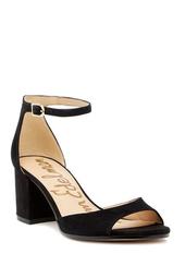 Susie d'Orsay Suede Ankle Strap Sandal