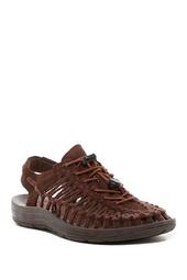 Uneek Woven Suede Sandal
