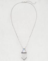 AEO Triangle Opal Pendant Necklace