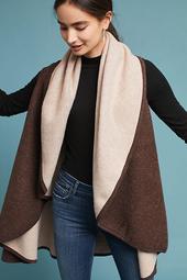 Two-Toned Shawl Vest
