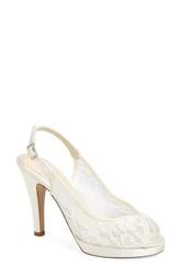 Affinity Lace Open Toe Pump