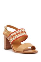 Amy Woven 2-Piece Leather Sandal