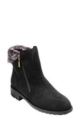 Quinney Waterproof Bootie with Faux Shearling Trim