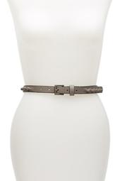 Thin Knotted Leather Belt