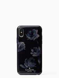 Night Rose Glitter Iphone X Case