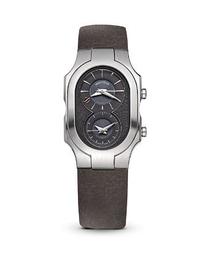 Signature Dark Grey Chronograph Stainless Steel Watch, 32mm