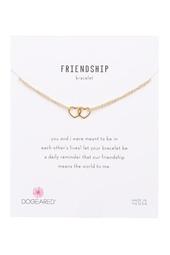 Friendship Linked Open Heart Bracelet