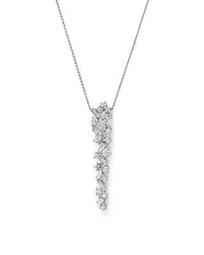 Diamond Drop Pendant Necklace in 14K White Gold, 0.50 ct. t.w. - 100% Exclusive