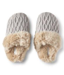 Cable Knit Slipper