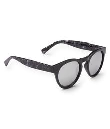 Round Marble Temple Sunglasses
