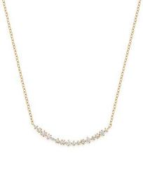 Diamond Scatter Bar Necklace in 14K Yellow Gold, .30 ct. t.w. - 100% Exclusive