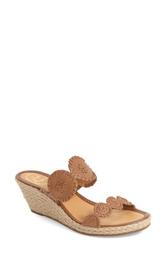 'Shelby' Whipstitched Wedge Sandal