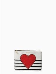 On Purpose Heart Embellished Clutch